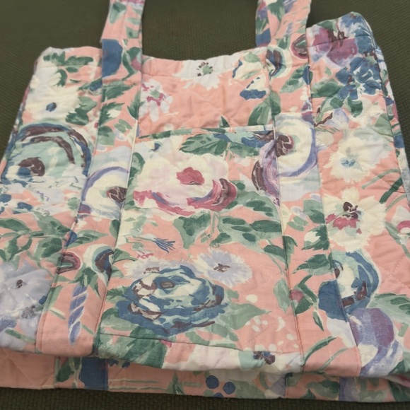Vintage Quilted Floral Tote Bag - Picture 8 of 16